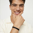 Lederarmband mit goldenem Verschluss