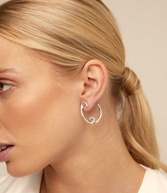 EarRing Infinite, Silver, large