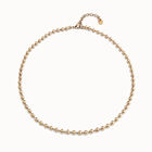Beaded chain necklace