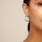 Open hoop earrings