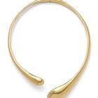 Necklace with irregular drops