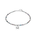 Necklace with crystals and small starfish