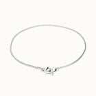 Necklace with intertwined carabiner
