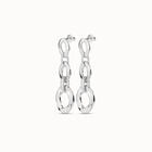 Drop earrings with 3 links