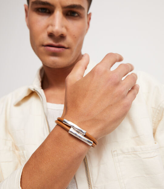 Kuzzoi Bracciale Uomo In Argento 925 Placcato Oro, Modello Buddha, Larghezza 4mm, Chiusura A Moschettone