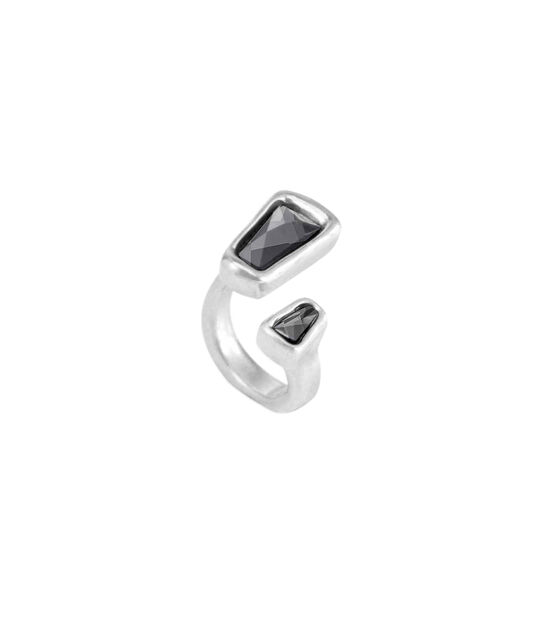 Ladymatic Ring, Silver, large