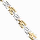 Square links chain bracelet
