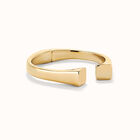 Bangle bracelet with square shape