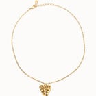 Short necklace with wing detail