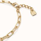 Short oval link chain necklace