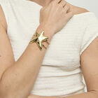 Doble bangle bracelet with starfish