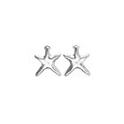 Medium starfish-shaped earrings