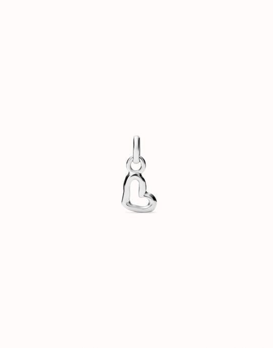 Hollow heart charm