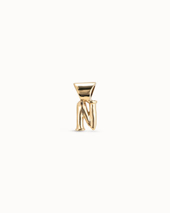 18K gold-plated Personalization collection charm