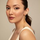 Drop earrings with 3 links