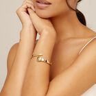 Nail shaped bangle bracelet