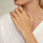 Ring with topaz