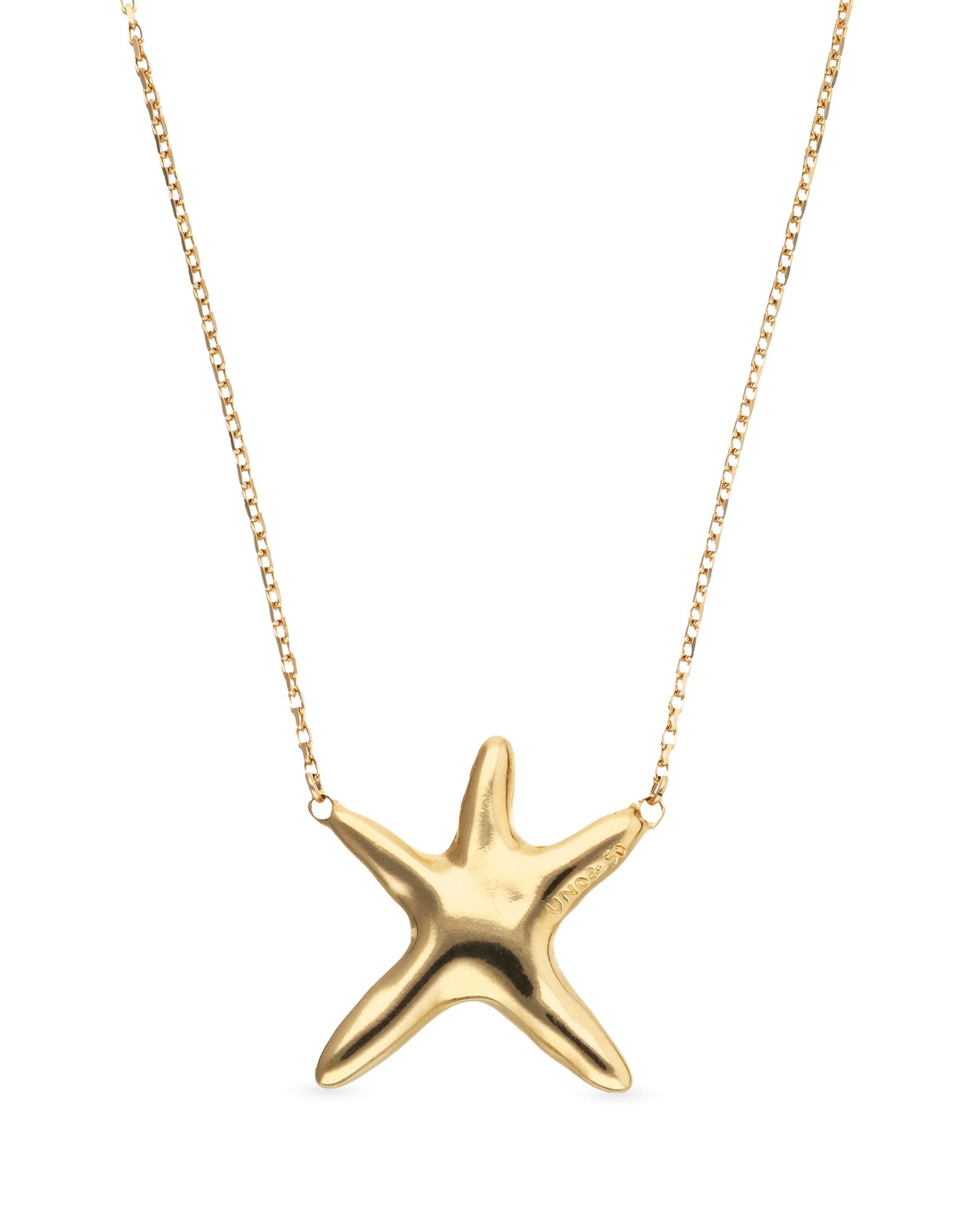 Medium necklace with starfish