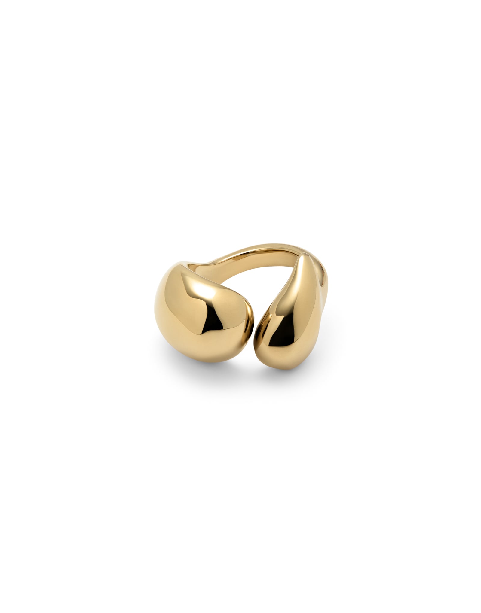 Ring with irregular rounded shapes