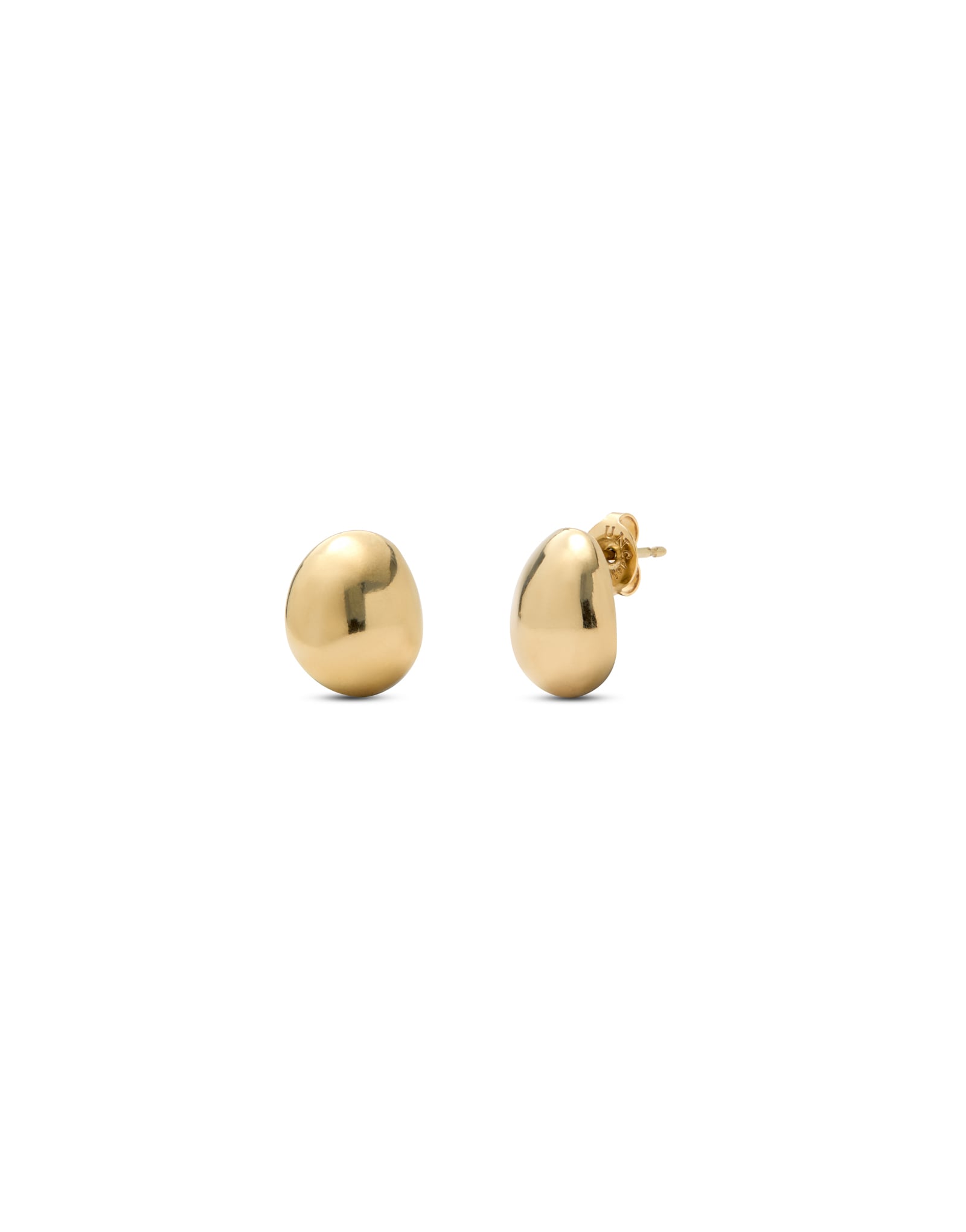 Chunky Bean Stud Earrings