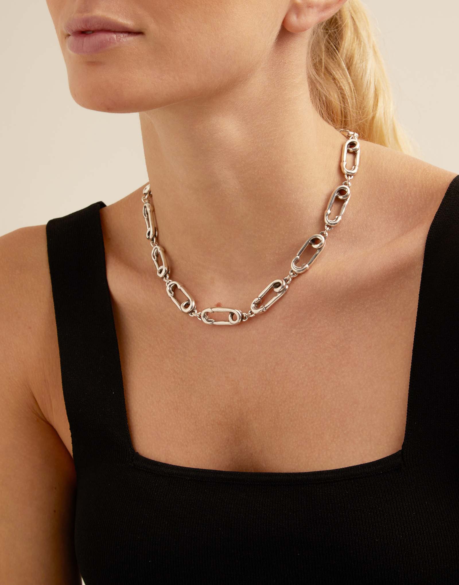 Collier Infinite, Argent, large image number null