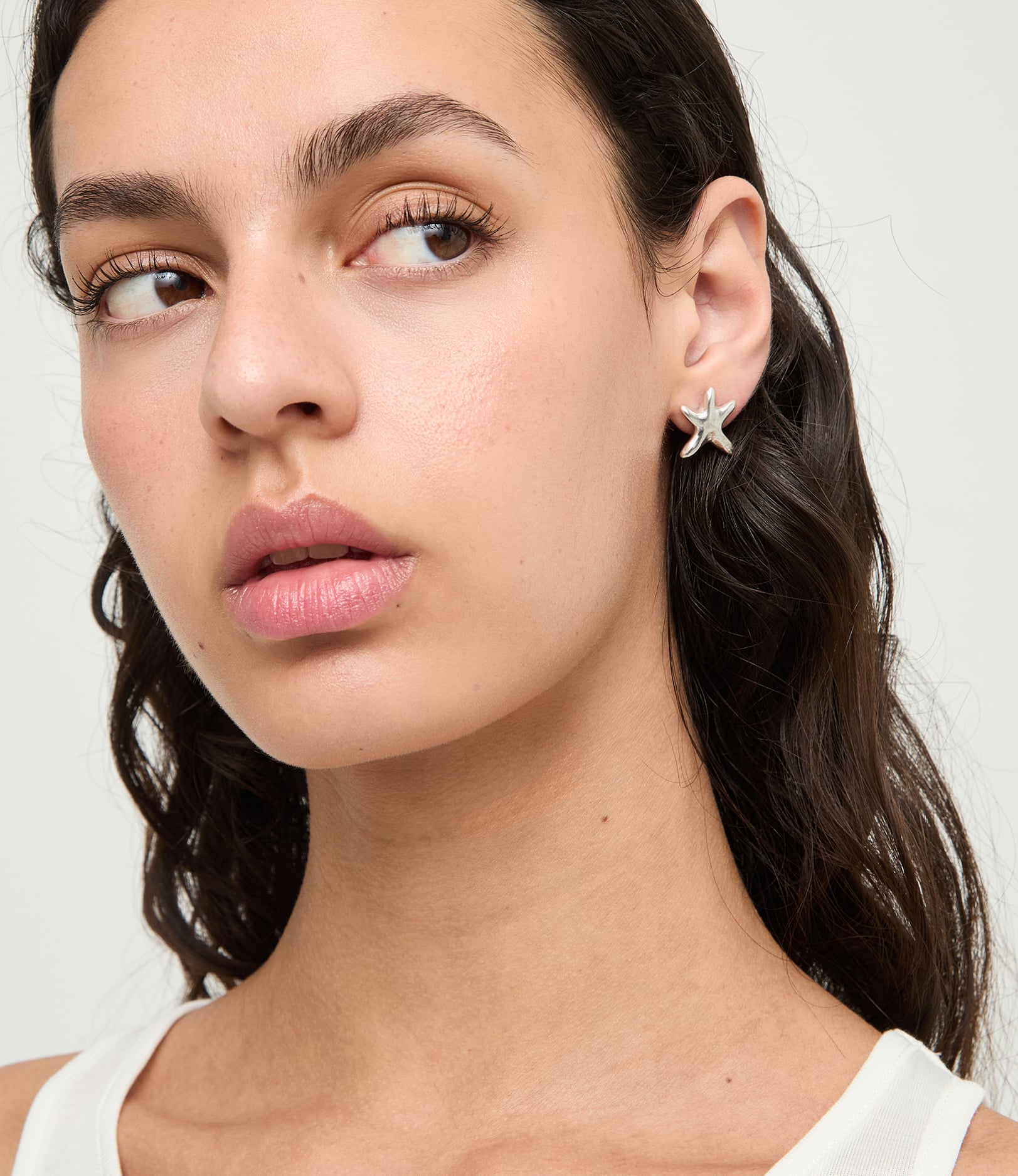 Small starfish earrings