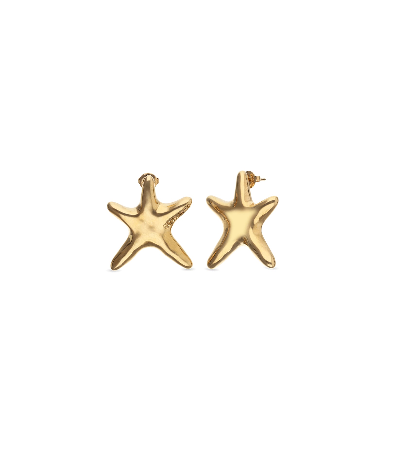 Medium starfish-shaped earrings