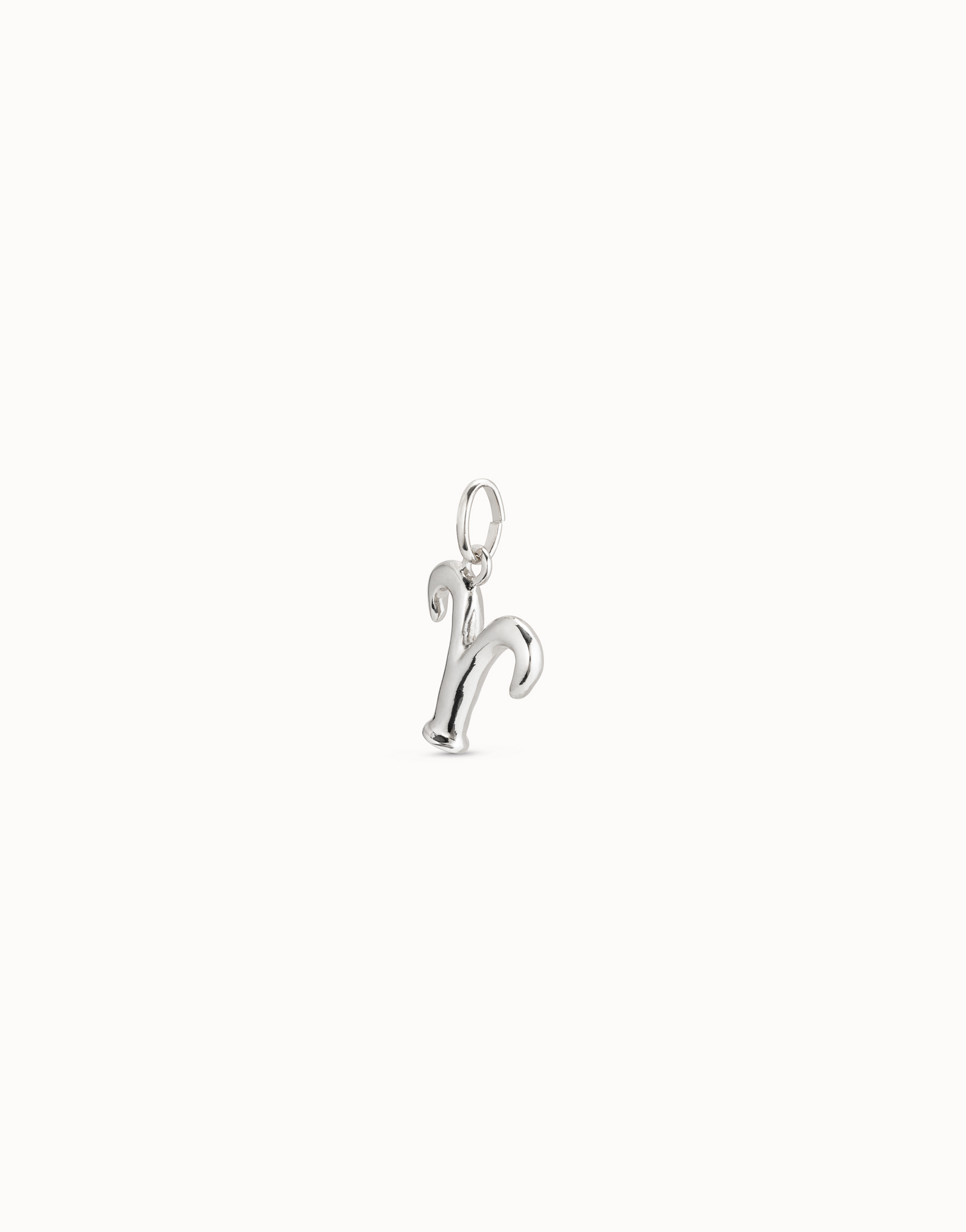 Charm bañado en plata de ley con forma de signo aries, Plateado, large image number null