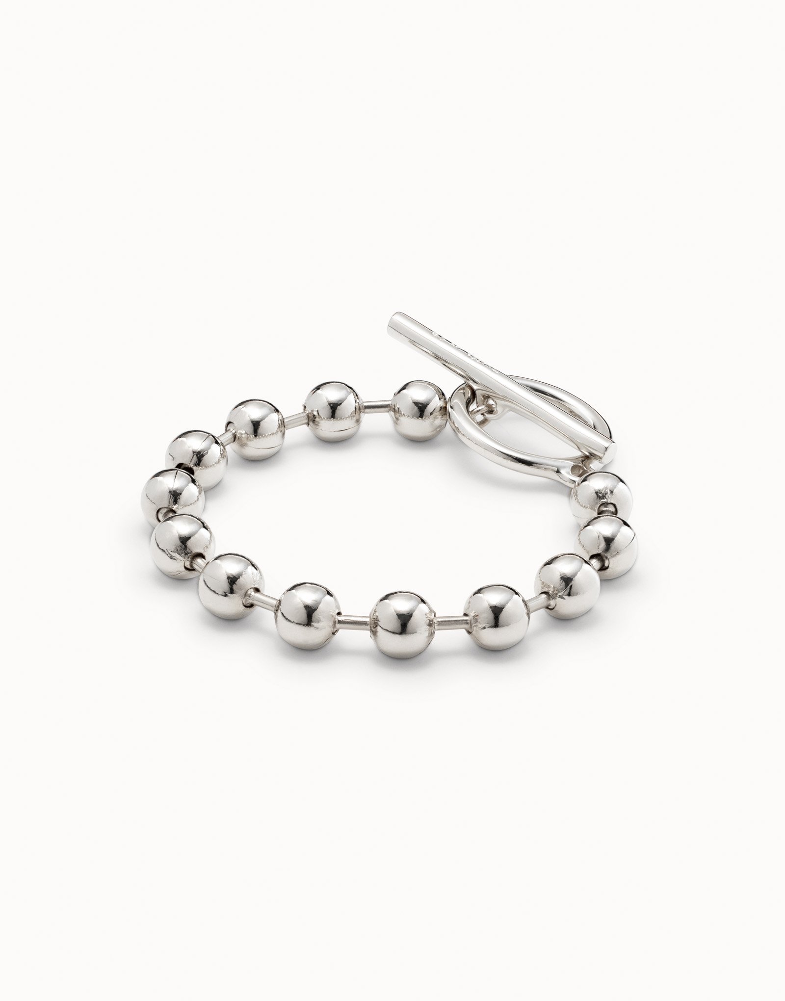 Bracciale a catena placcato argento Sterling, Argent, large image number null