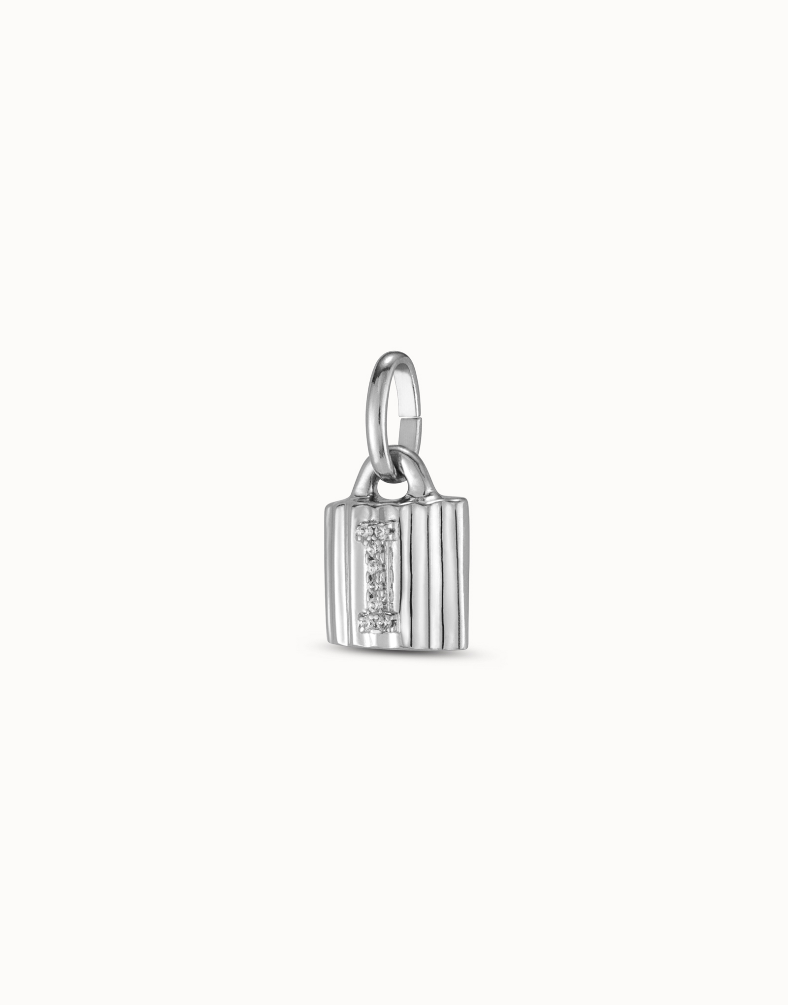 Sterling silver padlock charm discount