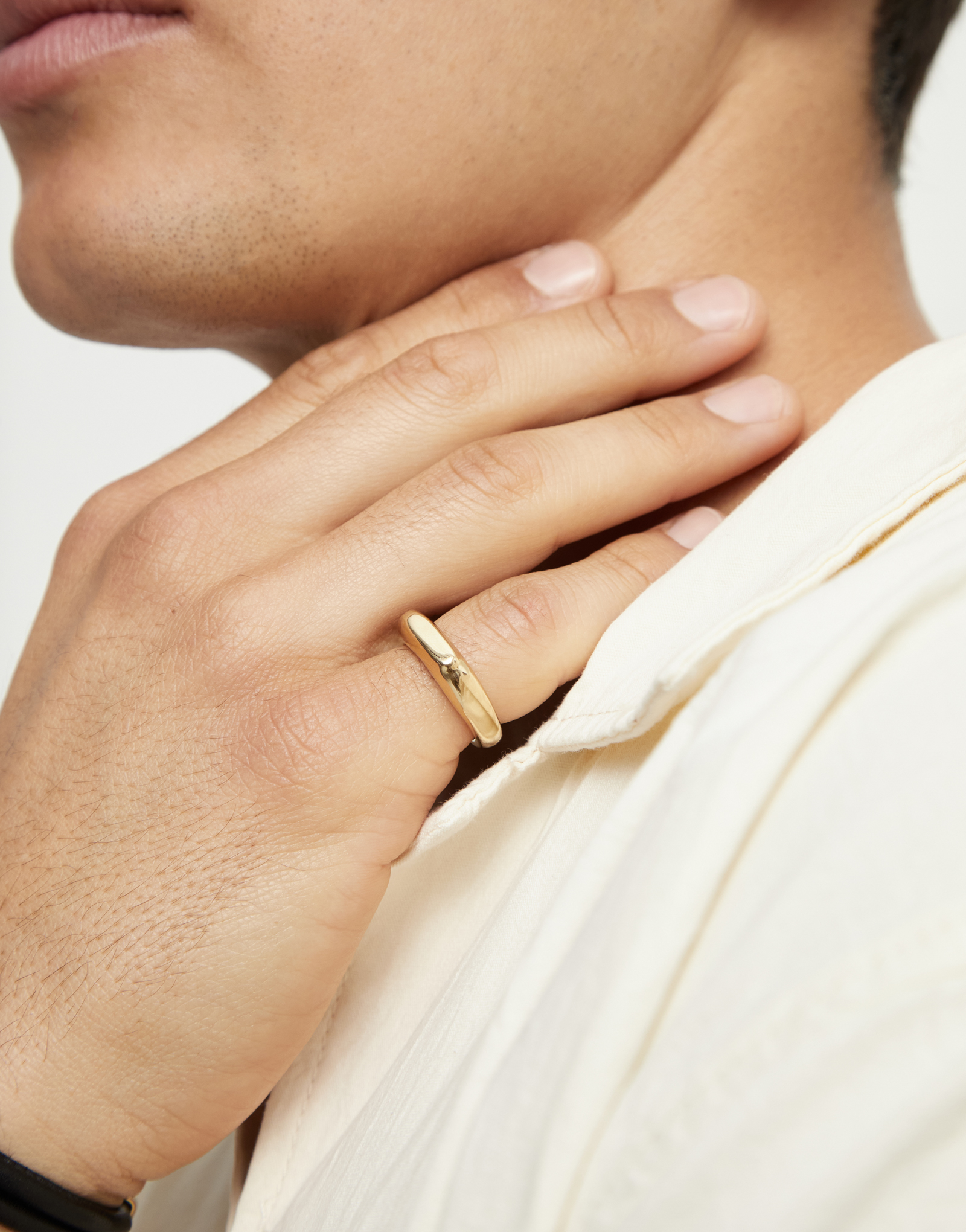 Geometric Ring, Golden, large thumbnail