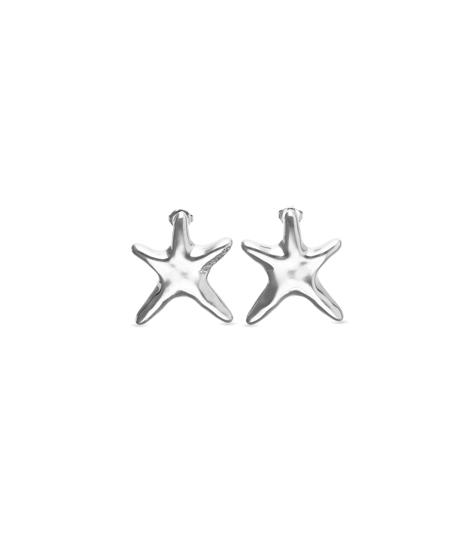 Medium starfish-shaped earrings