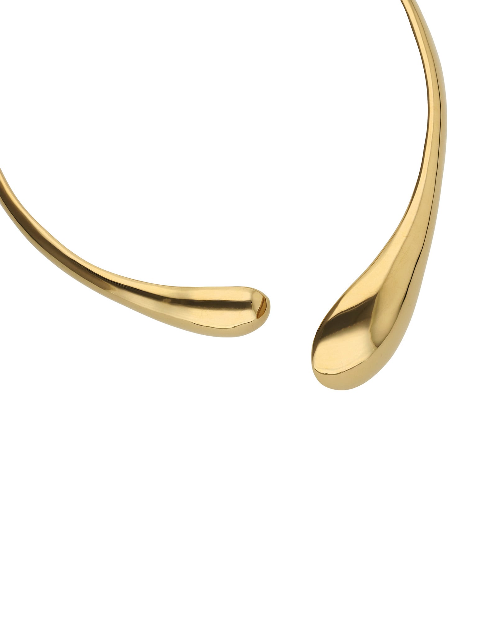 Necklace with irregular drops