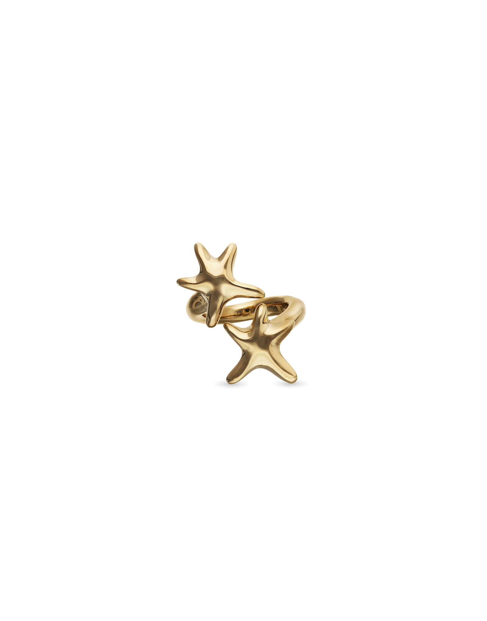 Intertwined starfish ring