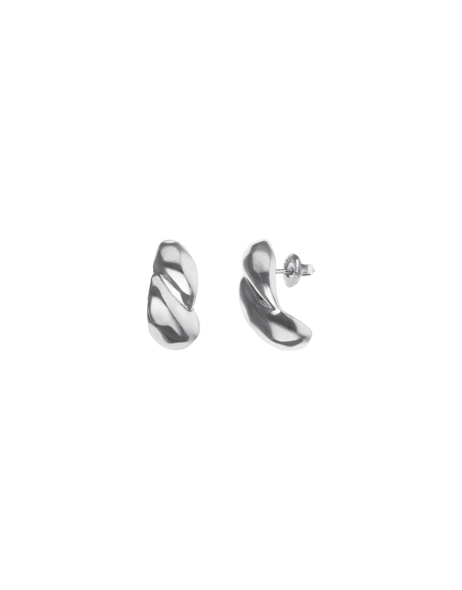 Chunky Twisted Stud Earrings