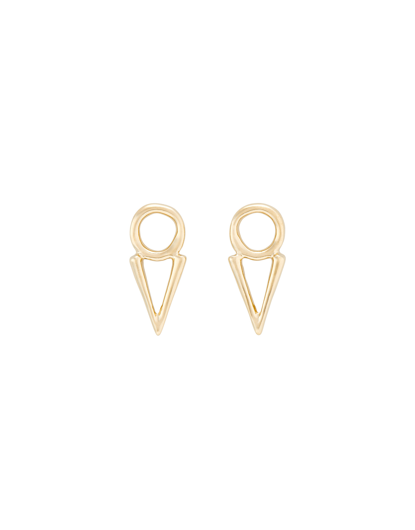 Equal Earrings, Golden, large image number null