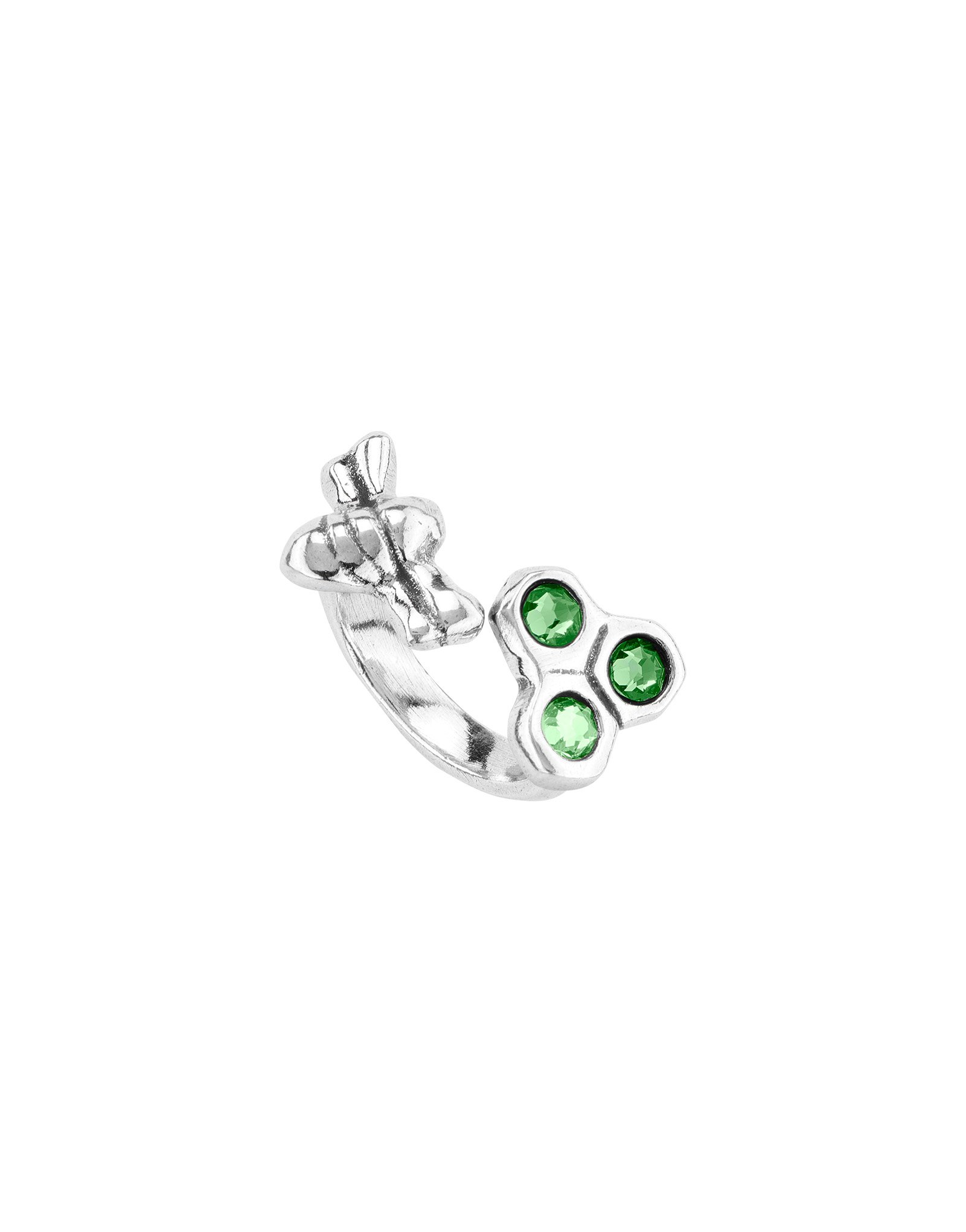 Anillo ba&ntilde;ado en plata de ley