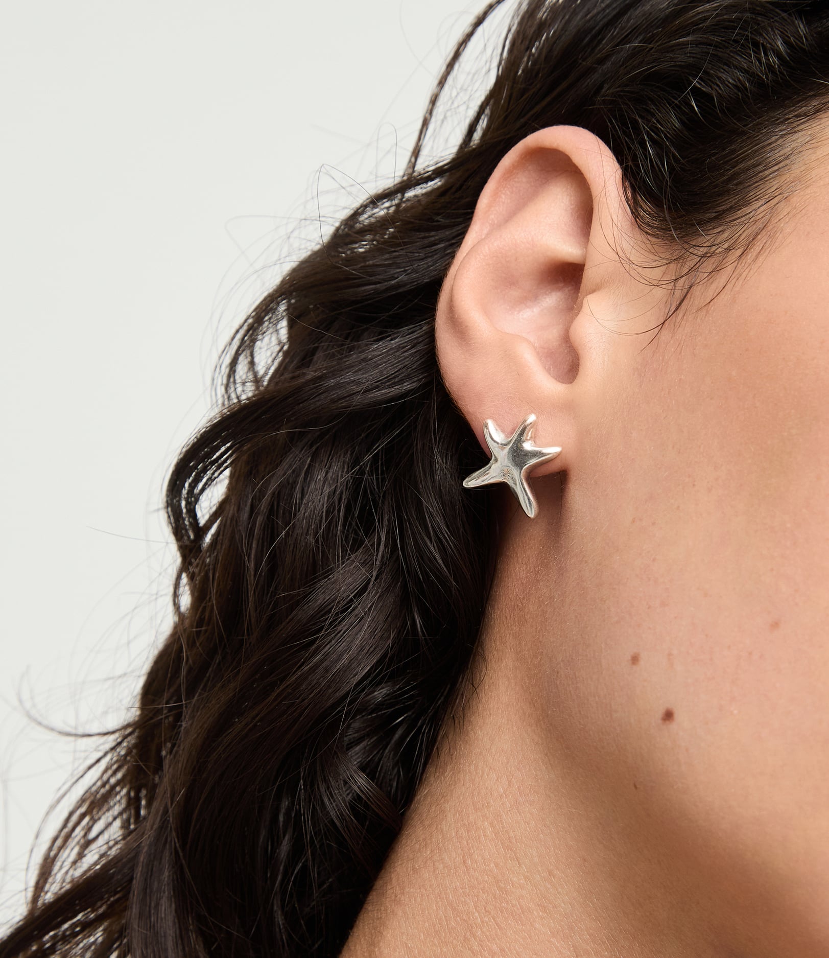 Small starfish earrings