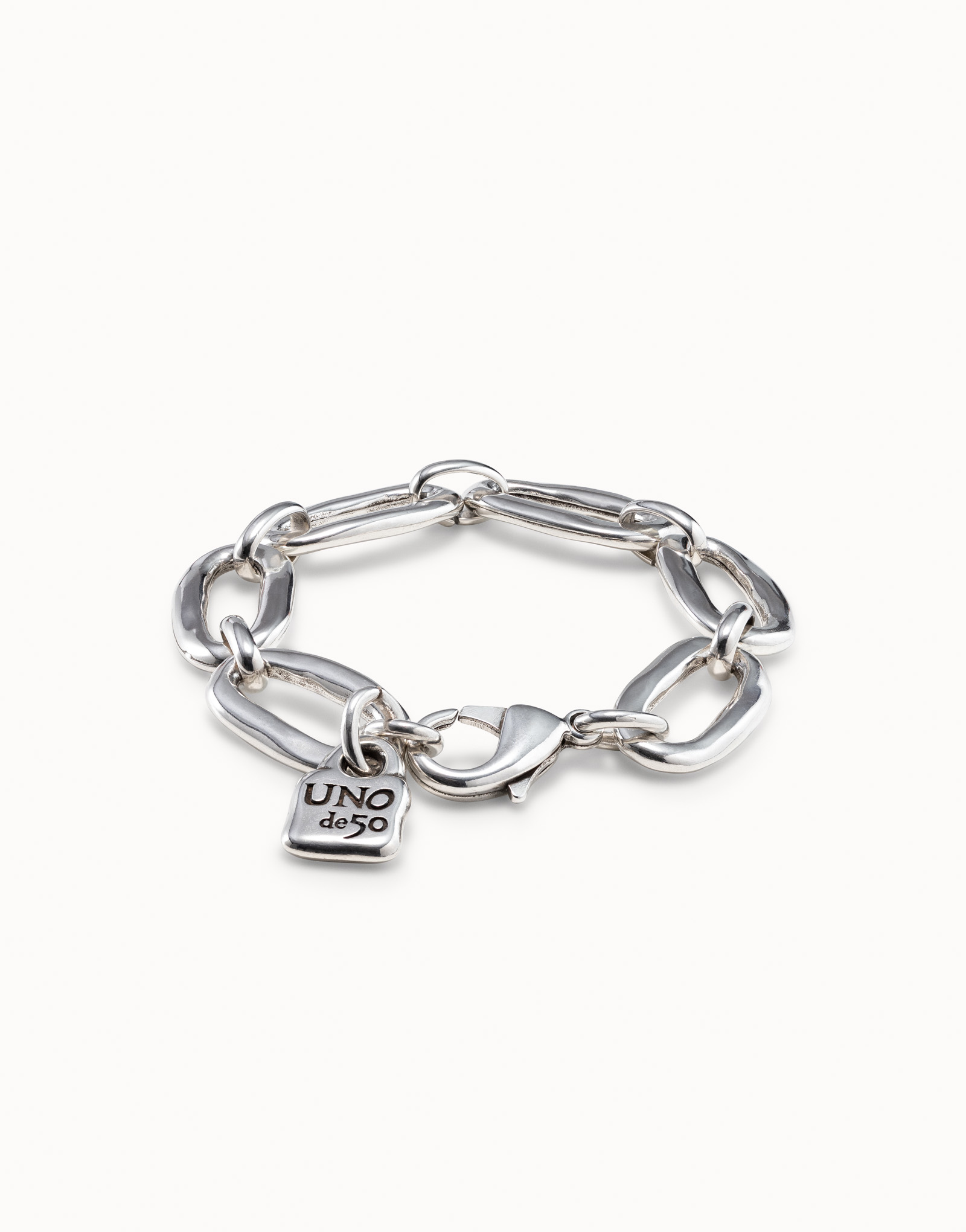 Sterling silver-plated bracelet, Silver, large image number null