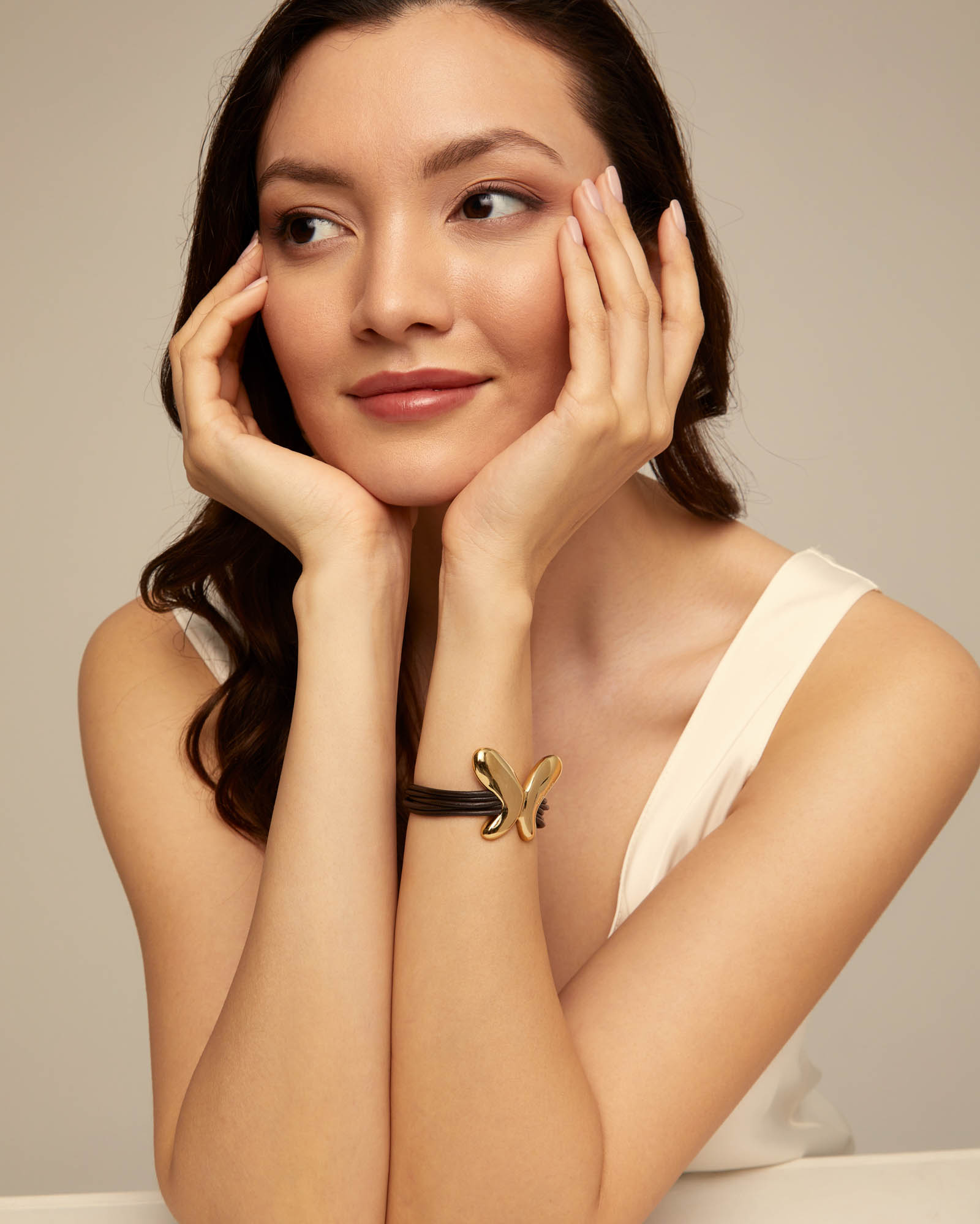 Pulsera Butterfly effect, Dorado, large image number null
