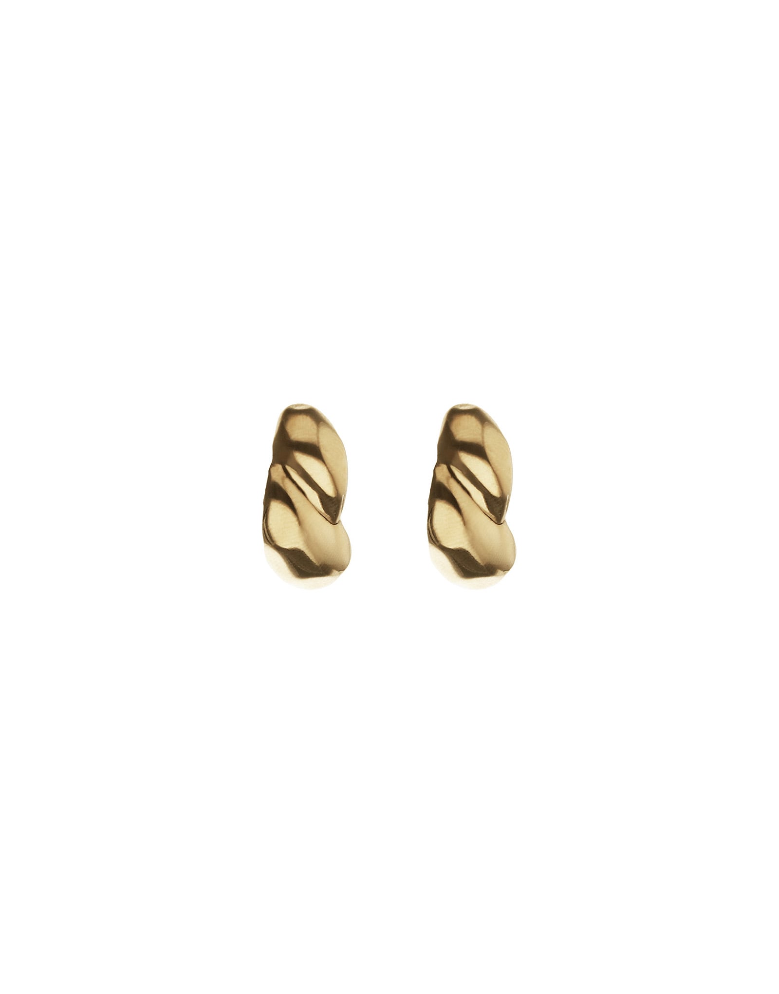 Chunky Twisted Stud Earrings