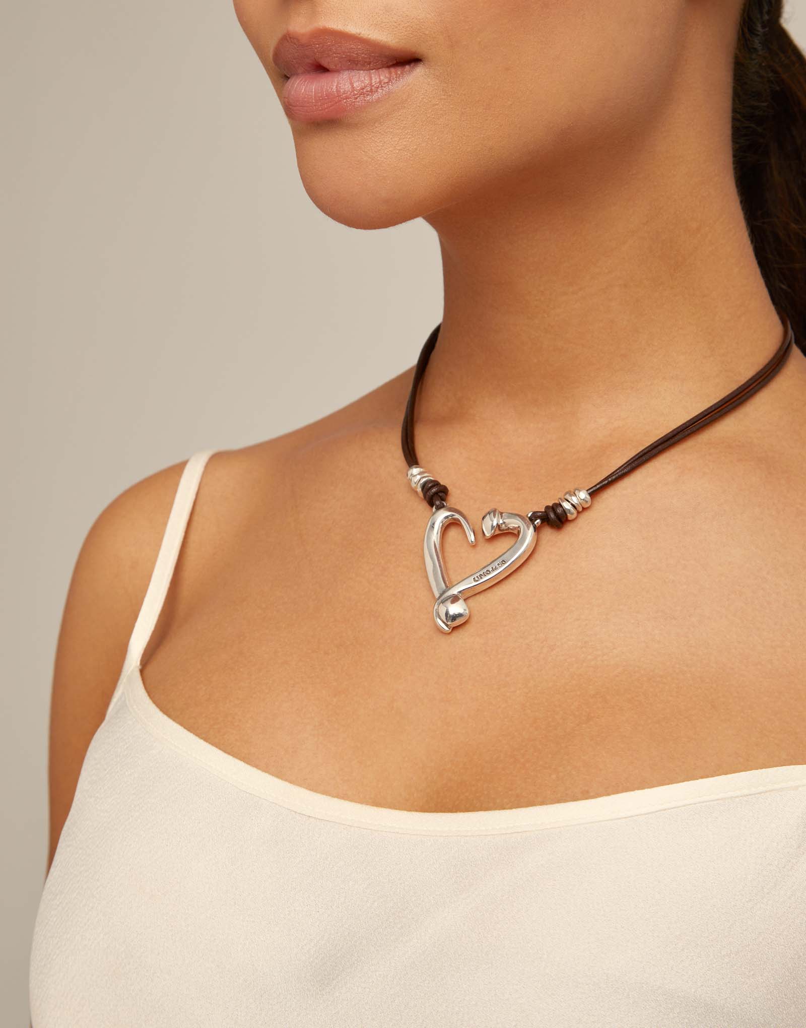 Collana HEART, Argent, large image number null