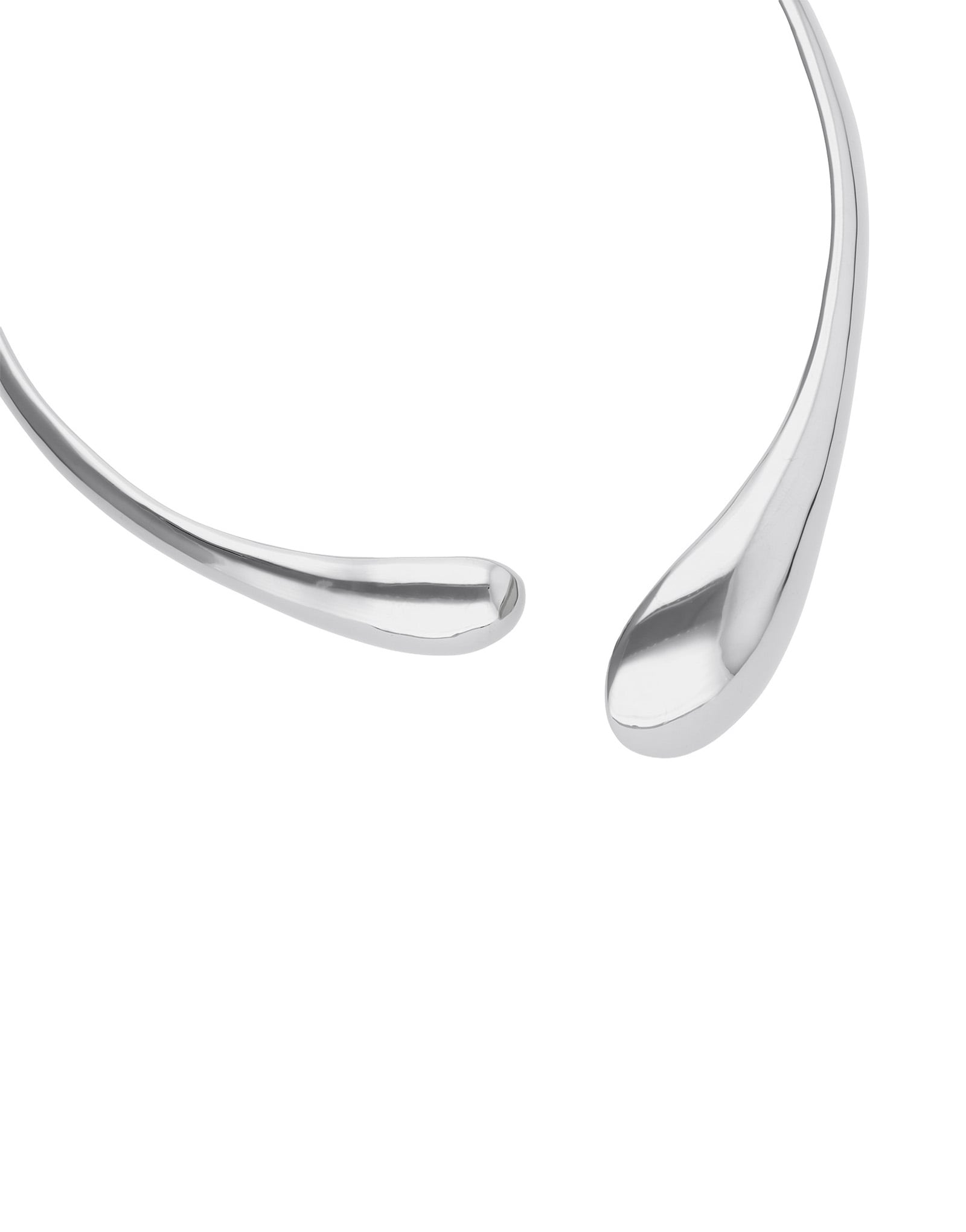 Necklace with irregular drops