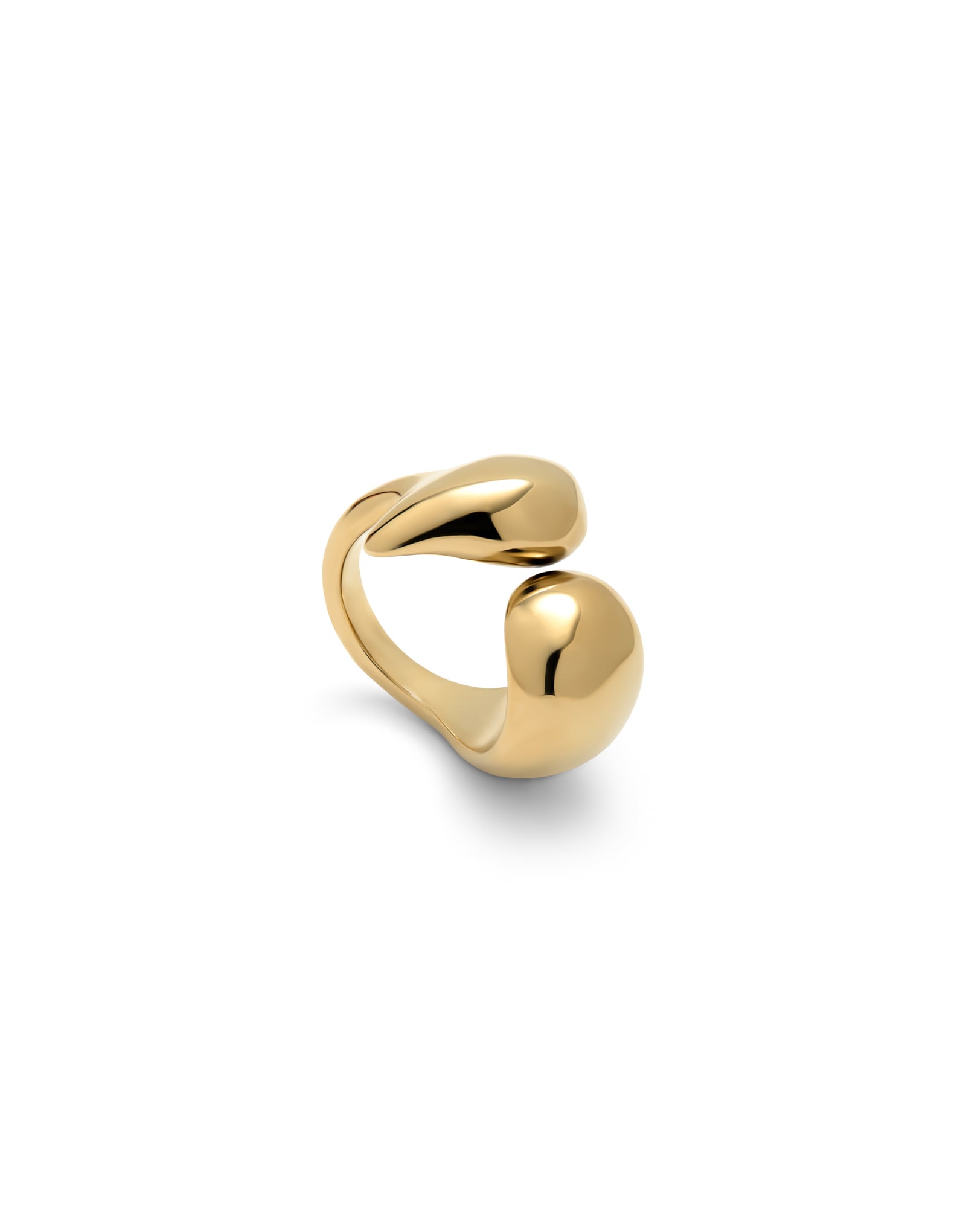 Ring with irregular rounded shapes