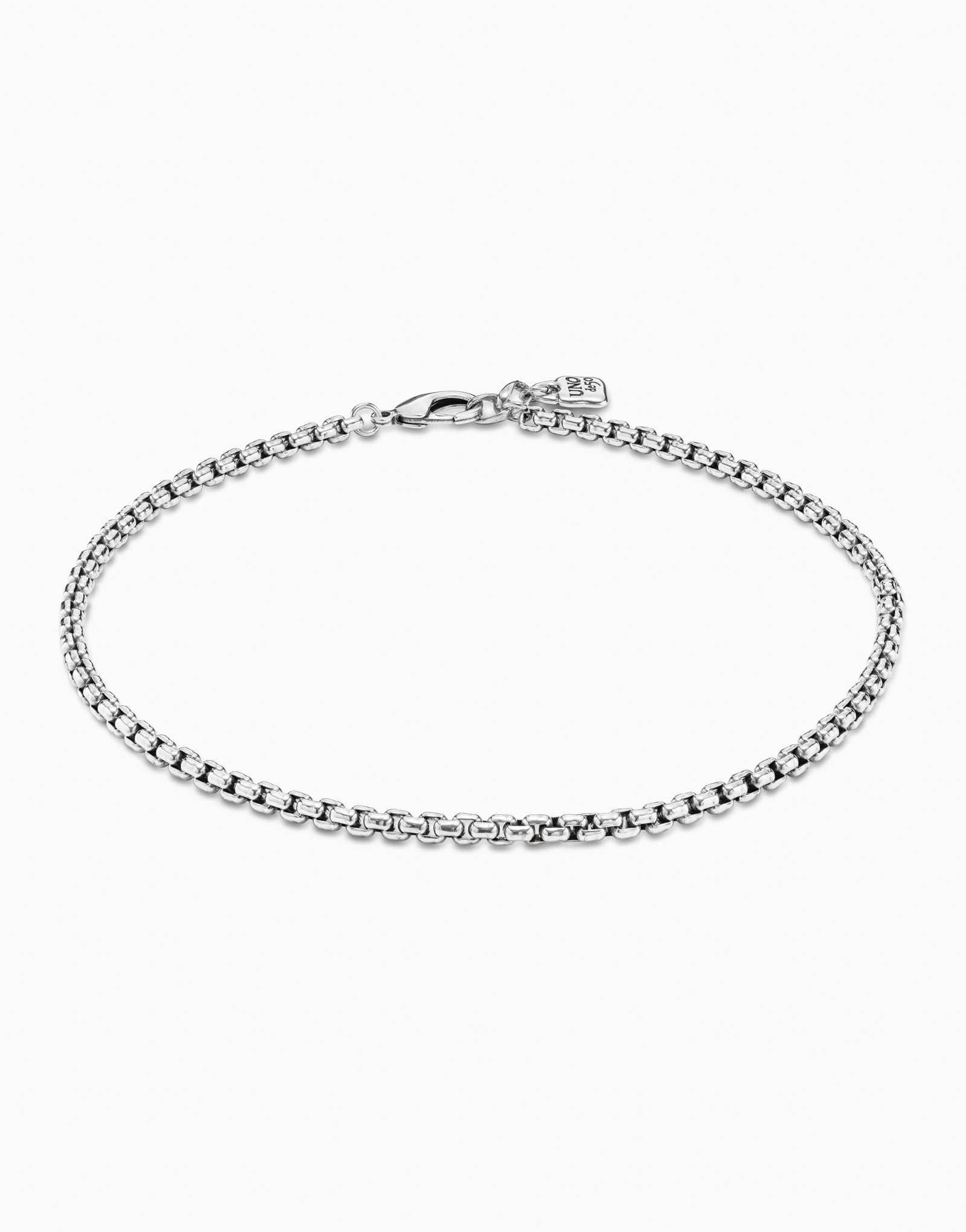 Sterling silver-plated link necklace, Silver, large image number null