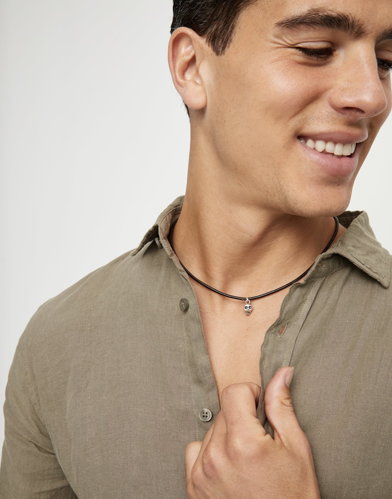 Skull shaped charm