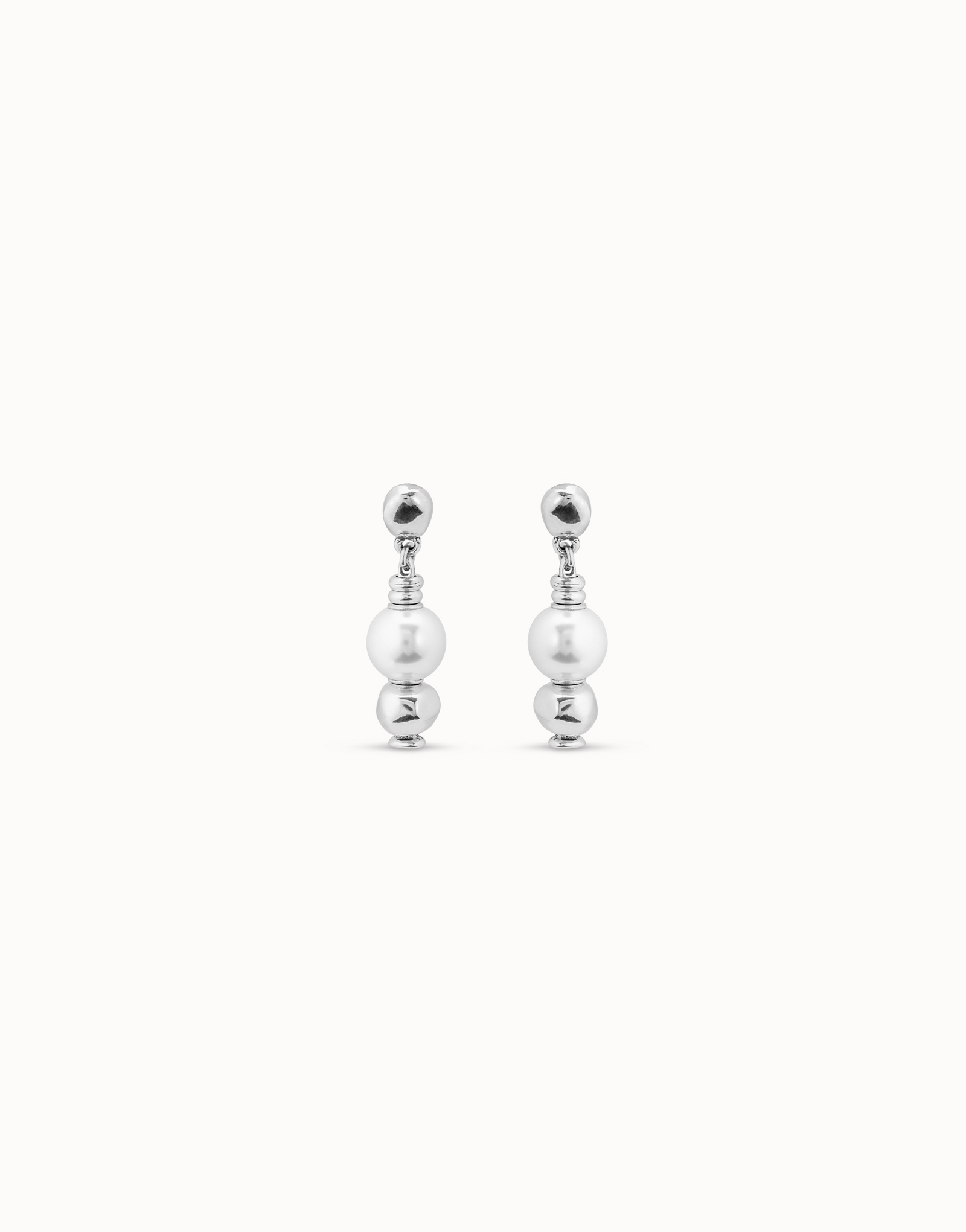 Boucles d'oreilles Moody, Argent, large image number null