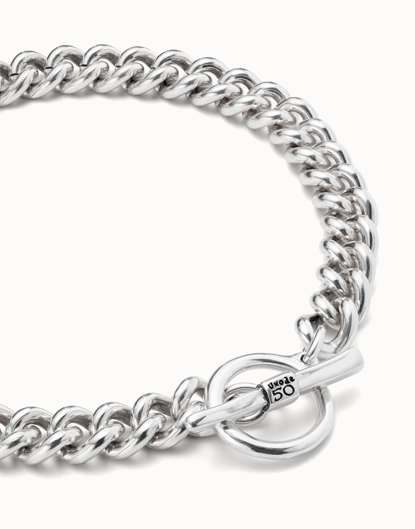 Sterling Silver Large Curb Chain Necklace Sterling Silver Large Curb Chain Necklace