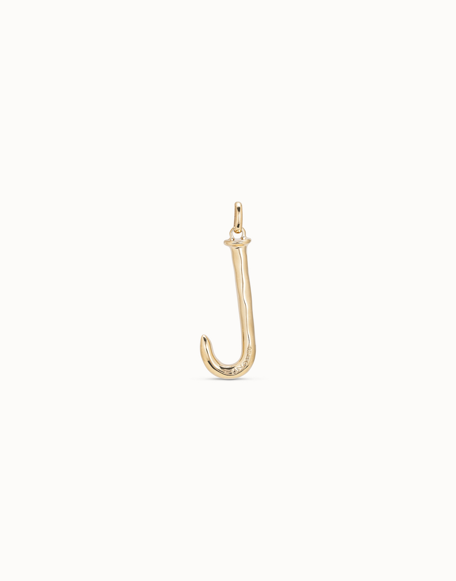 18K gold-plated letter J pendant, Golden, large image number null