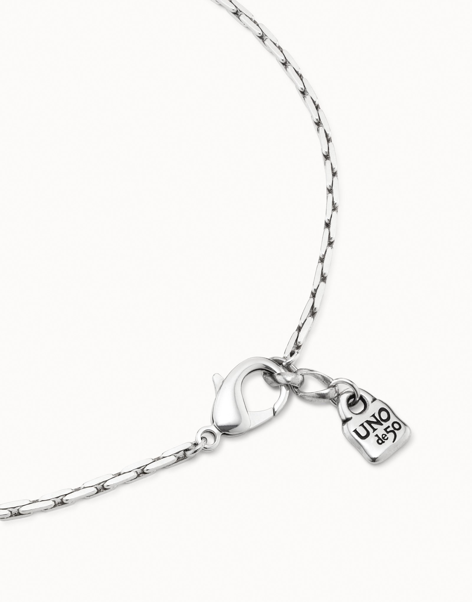 Sterling silver-plated link necklace, Silver, large image number null